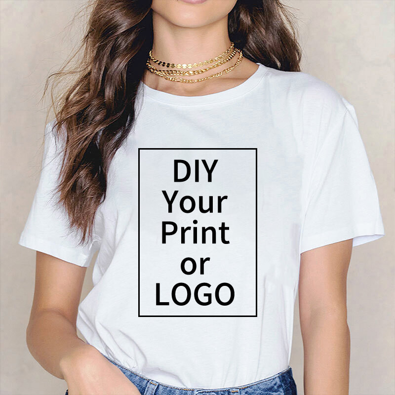 Camiseta personalizada para hombre y mujer, camisa con estampado personalizado, logotipo de foto DIY, texto de marca, personalice su ropa