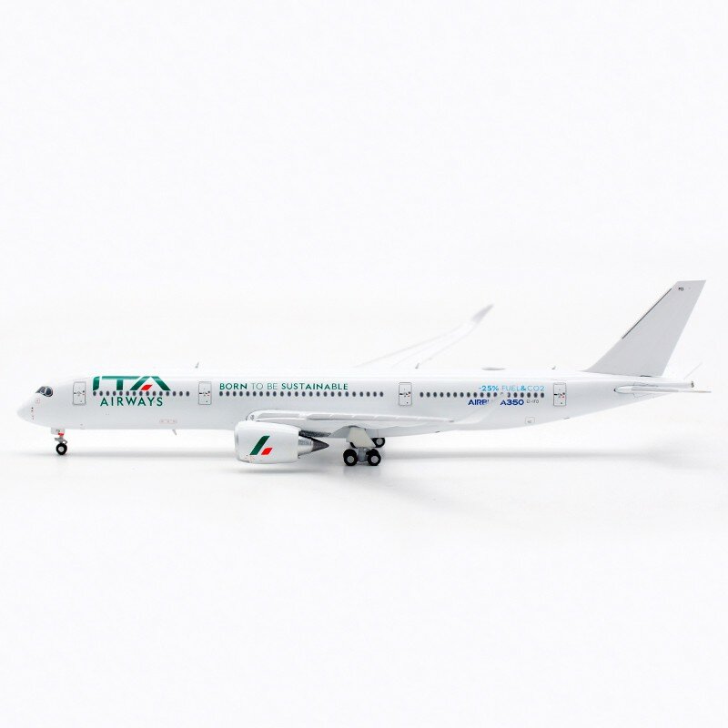 Alitalia-A350-900 طائرة الطيران المدني سبيكة والبلاستيك نموذج ، 1:400 مقياس دييكاست ، لعبة هدية مجموعة ، عرض محاكاة