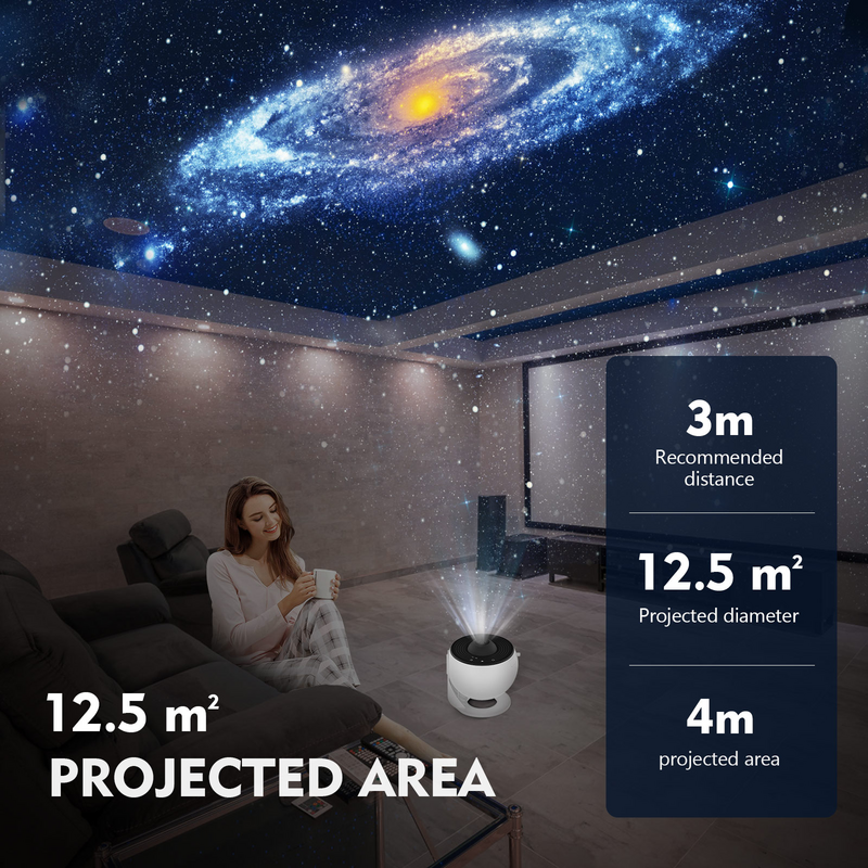 Nachtlampprojector Projector Universum Night Sky Party Rustige Slaapkamer Licht Met Filmschijven Voor Kinderen Volwassenen Slaapkamer