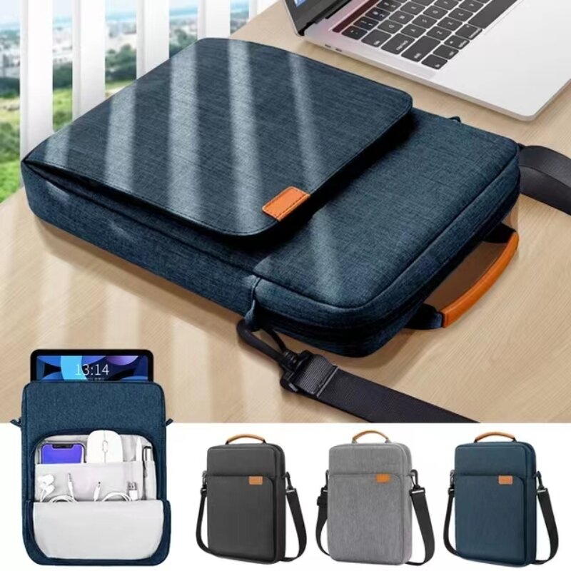 9-13 calowa torba na Tablet dla Ipad Air Ipad Pro Mini 2020 dla Xiaomi 2022 torba na ramię odporna na wstrząsy torba na komputer torebka nowa