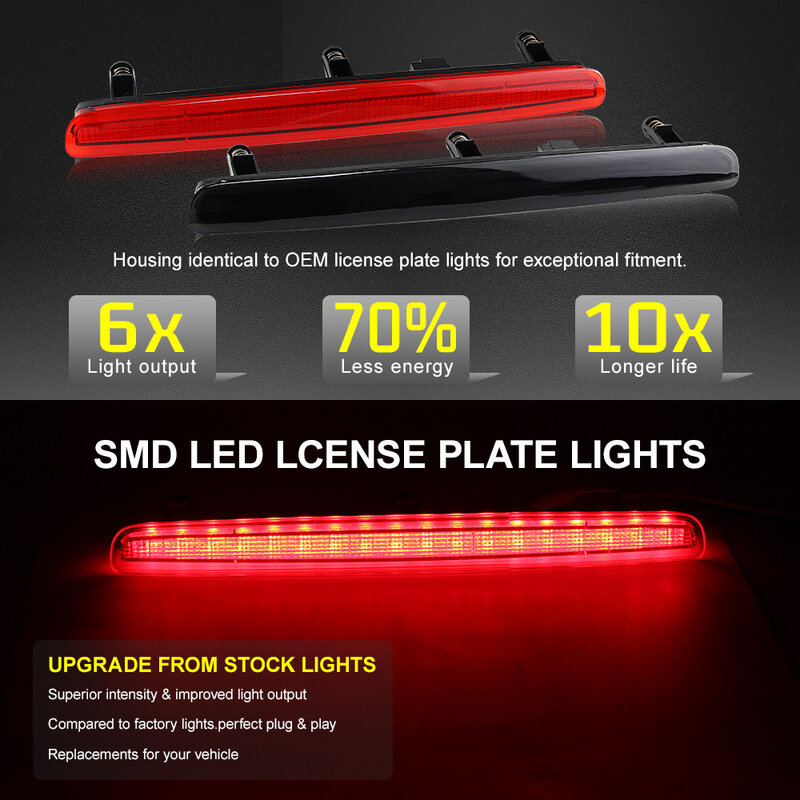1pc Rear Third High Brake Light For Volkswagen Transporter T5 2003-2014 2015 7E0945097A LED Tail Rear Stop Signal Warning Lamp