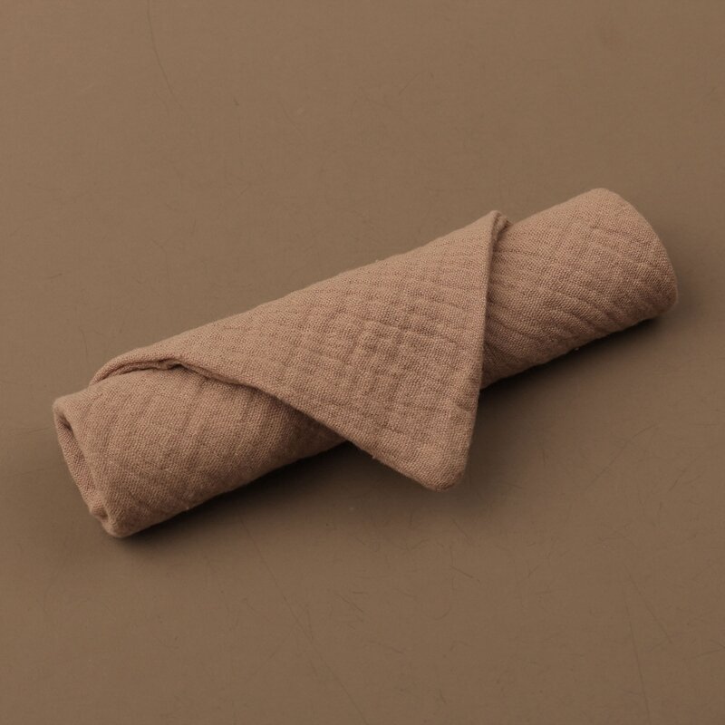 Toallitas muselina para bebé 23x23cm con toallas cara absorbentes fuertes 8 colores