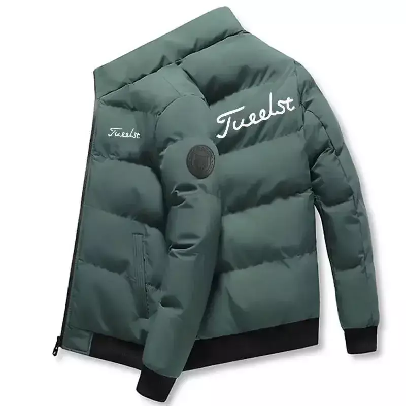 Thick Men New Warm Parka Jackets Winter Casual Men's Outwear Coats Golf Brand Male Windbreak Cotton Padded Down Jacket