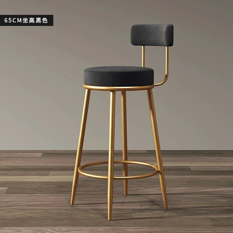 Wodoodporna krzesło barowe toaletka regulowana ostoja nowoczesne krzesło z podstawą dysku wysokość kute Taburetes Altos Cocina meble wypoczynkowe