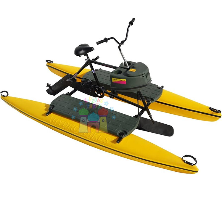 Divertimento commerciale sea sports air blow kayak in sella a bicicletta gonfiabile per il lago