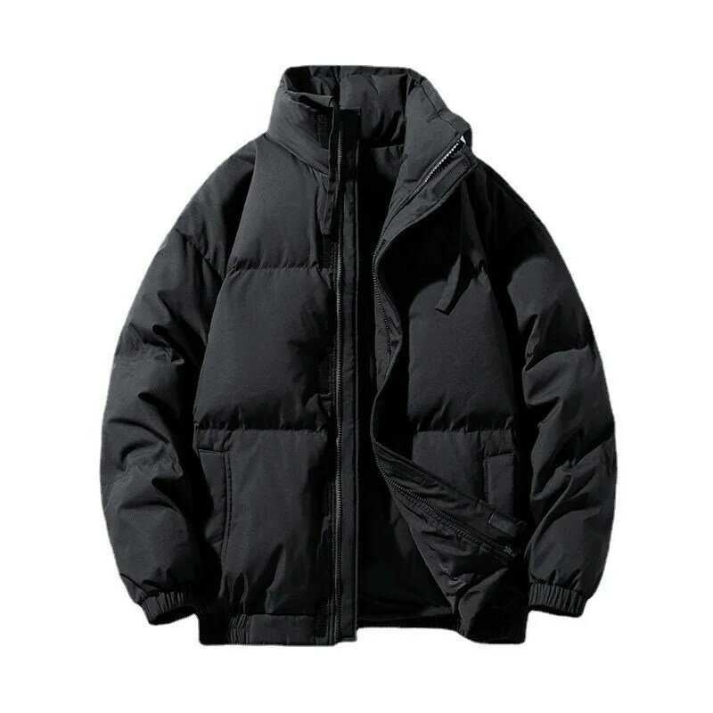Новинка 2023, мужское зимнее теплое утепленное пальто с защитой от холода на белом утином пуху