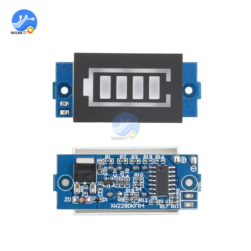BMS 1S 2S 3S 4S 6S 7S 18650 Li-po Lithium Battery Capacity Indicator Module Meter Power Level Display Board Charge Accessory