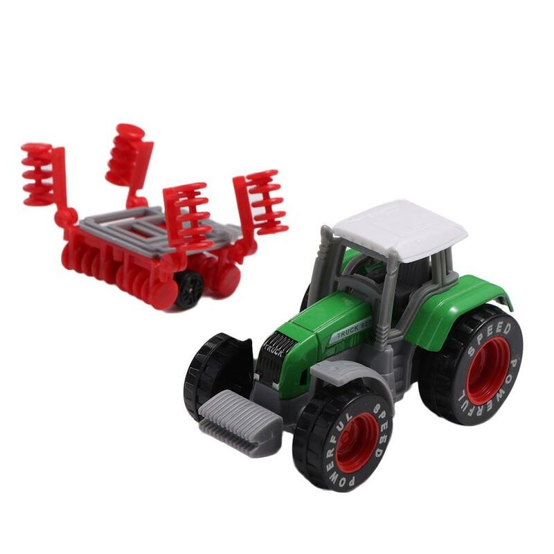 ABS plastic Dump Truck Construction Excavator Alloy Tractor Engineering Car Model Model Car Toys Farmer Vehicle Tractor Toy