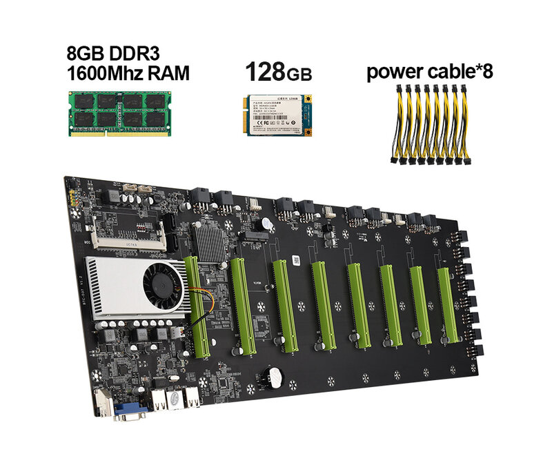 D37 płyta główna DDR3 8G pamięci 128G MSATA zestaw dysków twardych