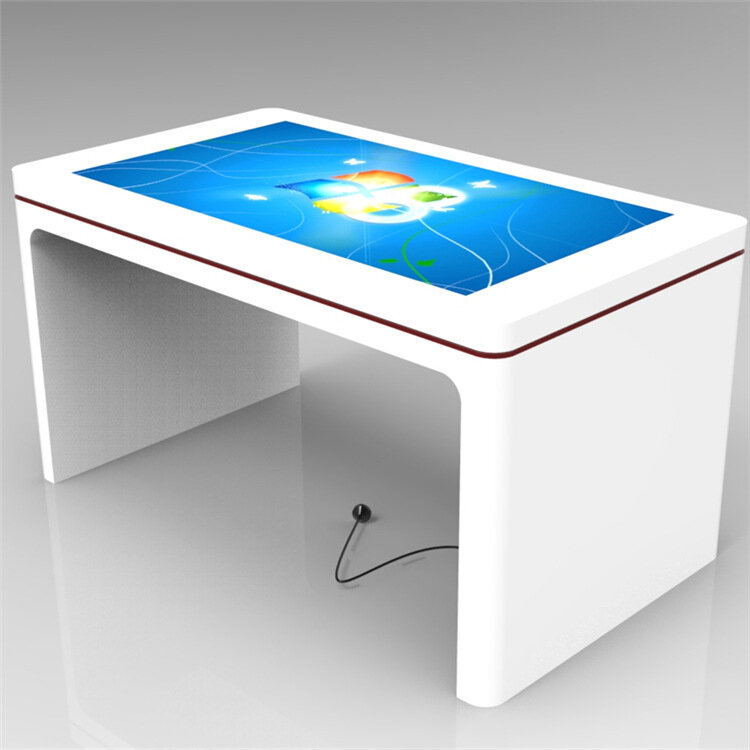43 49 55 tela sensível ao toque mesa de jogo inteligente interativo display lcd publicidade multi jogo de tabuleiro da tela de toque para a família da barra de café