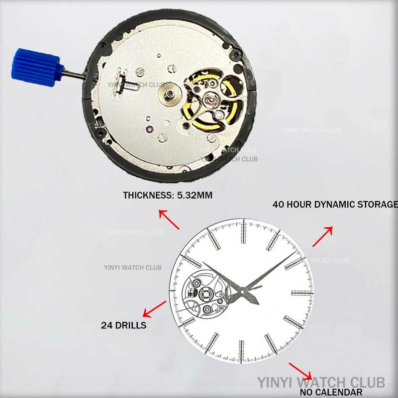 Japan echte nh38 automatische mechanische Uhrwerk hohe Genauigkeit 24 Juwelen Mod Uhr Ersatz nh38a weißen Tag Datum gesetzt