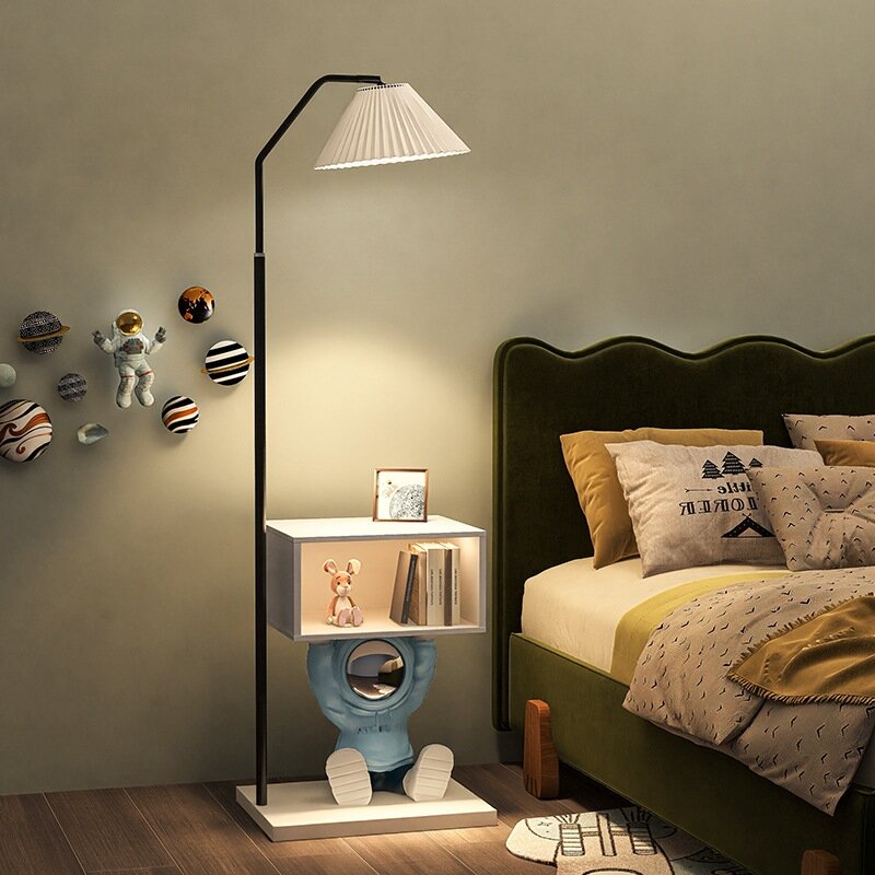 Lampu malam berdiri anak-anak, ukuran kompak dengan gaya kartun kreatif untuk kamar tidur samping tempat tidur kabinet Szafka Nocna