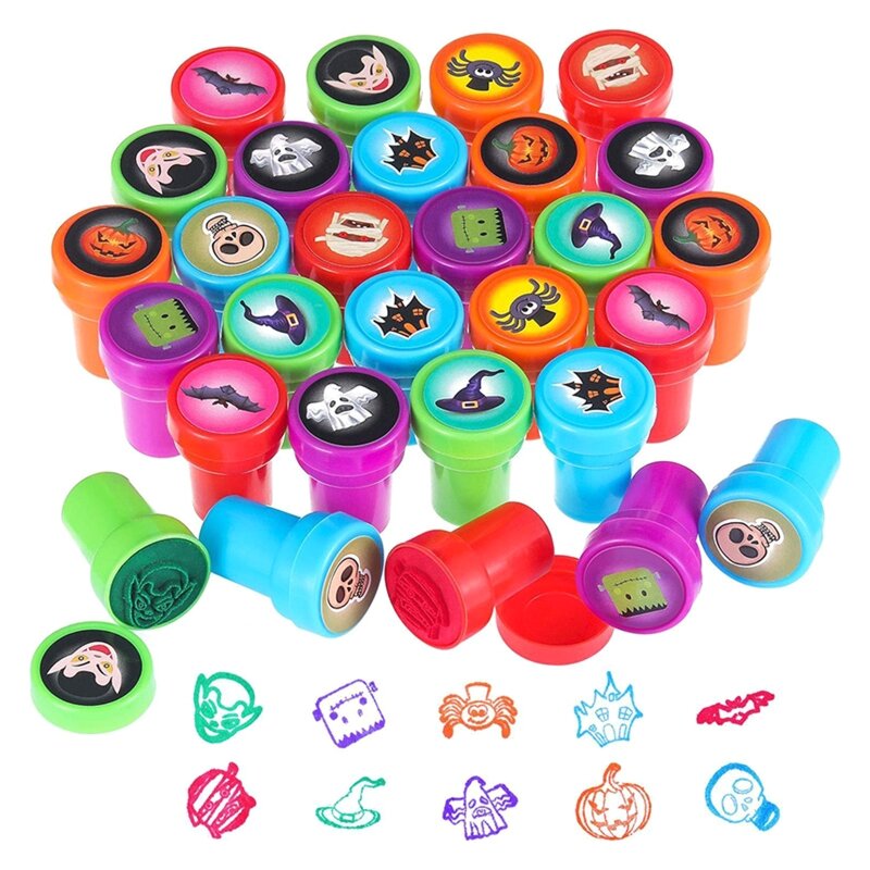 10pcs Kids Seal Teaching Stamp Stamping Tools for Children Teachers Community Popular DIY Scrapbooking Supply