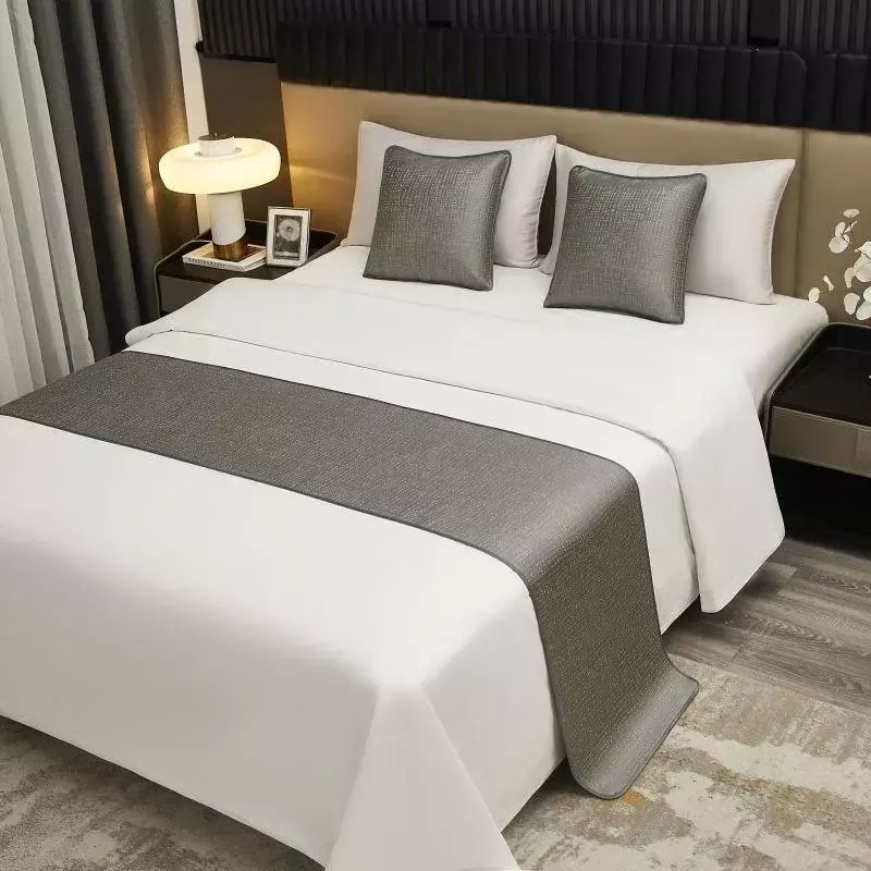 Однотонное постельное полотенце с рисунком фигуры, гостиничное минималистичное двухстороннее постельное белье с флагом, принадлежности для кровати, коврики для домашнего использования