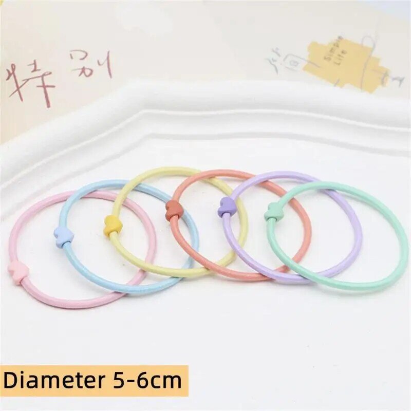 Colorful Hair Accessories Multi-color High Quality Heart Shaped Headband Stylish Hairstyle Fashionable Elastic Headband Durable