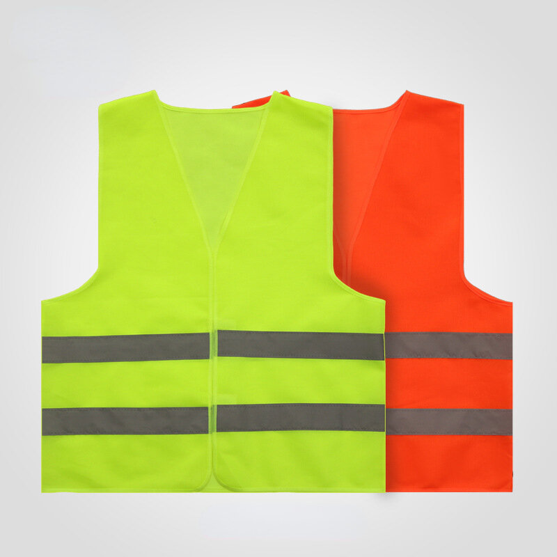 1 Pc Reflective Strip Vest Car Emergency Fluorescent High Visibility Safety Vest Motorcycle Jackets Reflective Clothing Hi-Vis
