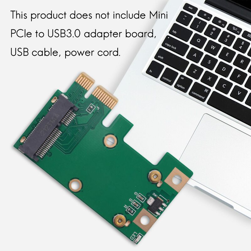 Плата адаптера PCIE-Mini PCIE, эффективная, легкая и портативная мини-плата PCIE-USB 3,0