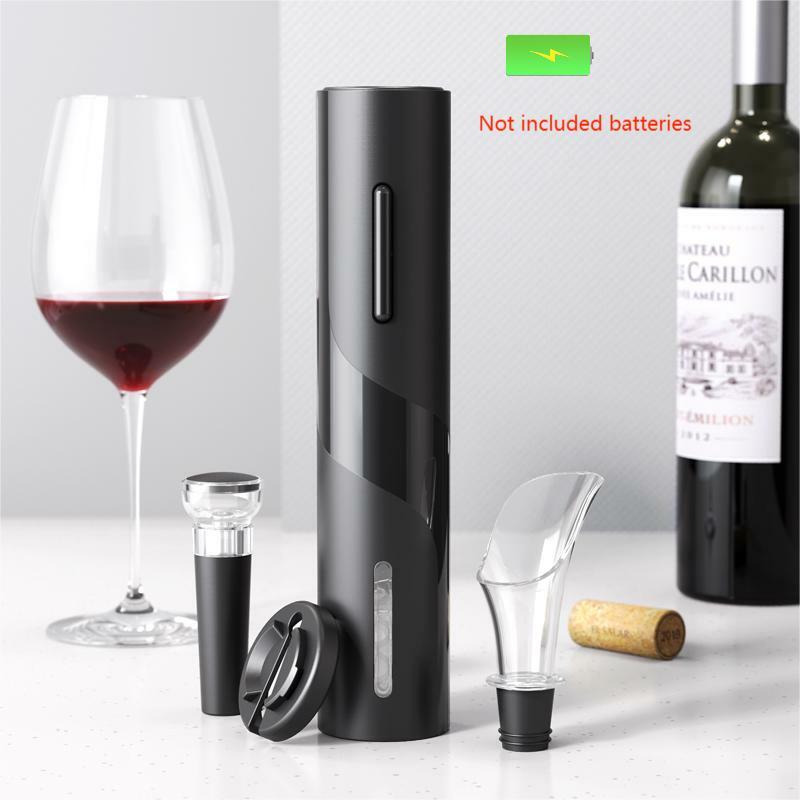 電気ワインボトルオープナー,赤いワインコルクスクリュー,充電ベース付き充電式ワインオープナー,バーパーティーアクセサリー