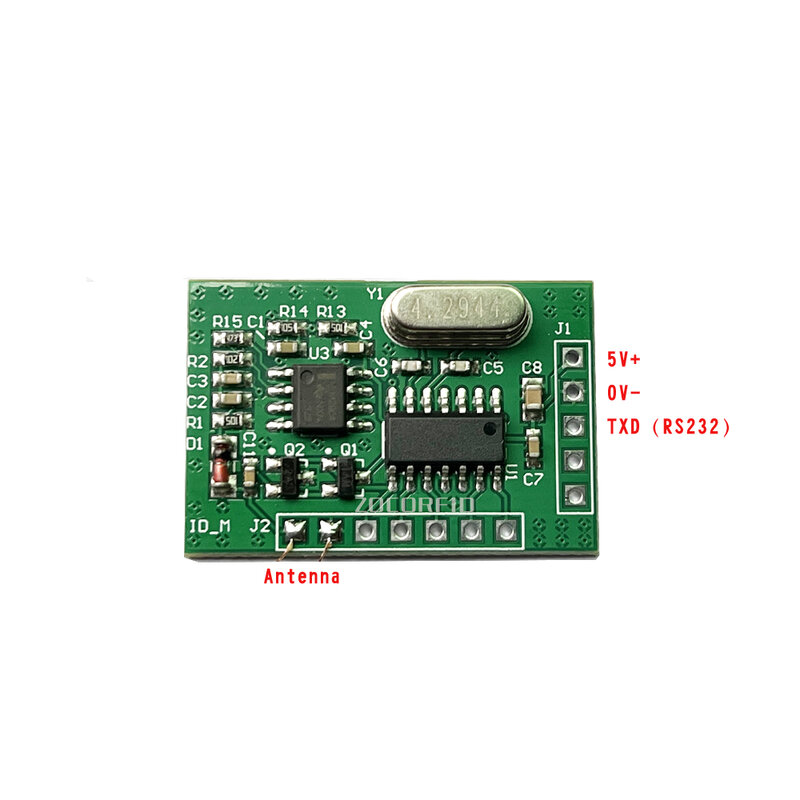EM4305 FDX-B moduł czytnika obrączki do oznaczania zwierząt interfejs UART obsługi 134.2Khz FDX-B EM4305 ISO11785/84