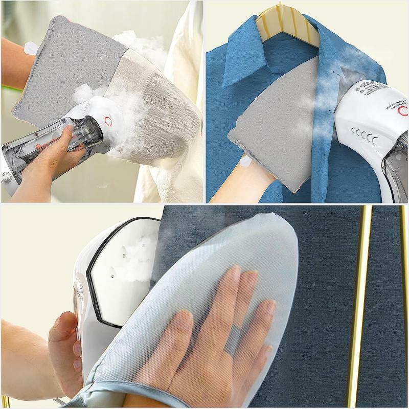 2/1pc wasch bares Bügelbrett Mini Anti-Verbrühungs-Eisen Pad Cover Handschuhe hitze beständige Fleck Kleidungs stück Dampfer Zubehör für Kleidung