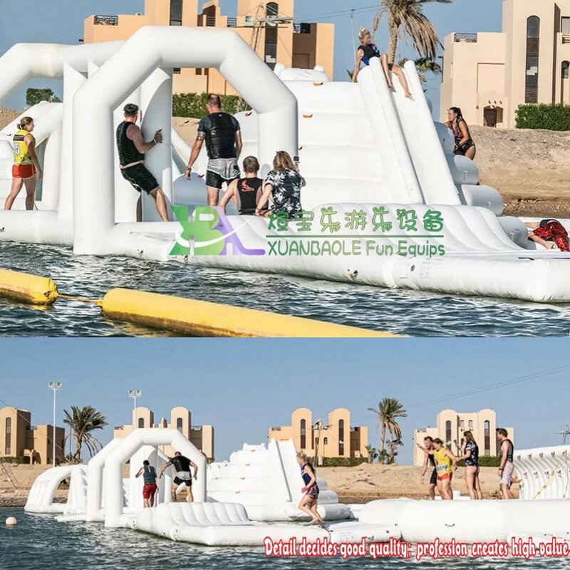 Jogos infláveis do parque aquático, equipamento do parque do aqua do divertimento
