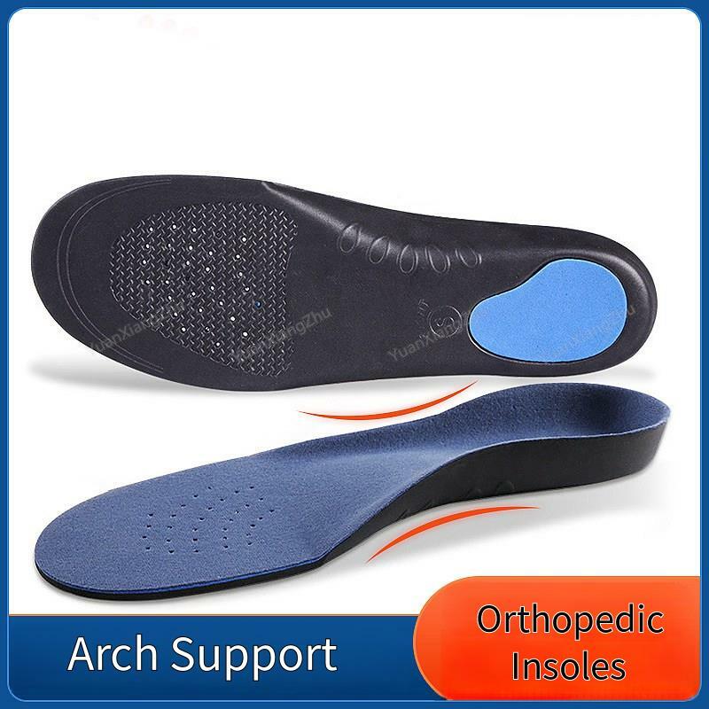 Palmilha de apoio Arch para pés homens e mulheres, Palmilhas ortopédicas para sapatos, Inserções confortáveis de absorção de choque, Sola esportiva