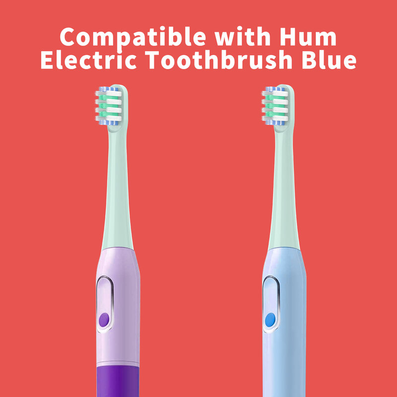 หัวแปรงสีฟันสำหรับเปลี่ยนที่เข้ากันได้กับ Colgate Hum ที่เชื่อมต่อกับแบตเตอรี่สมาร์ทหัวเติม12แพ็ค