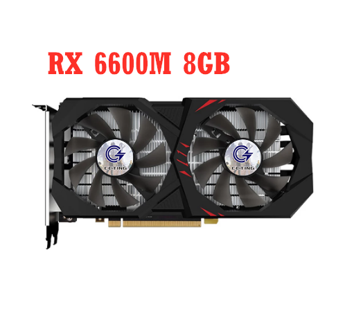 Radeon RX 6600M 8GB Graphics Card GPU GDDR6 128Bit 14 Gbps 7NM Computer Video Card Support AMD Intel Desktop CPU Used