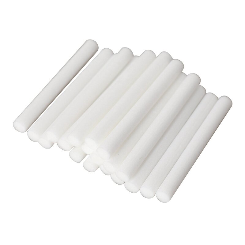 20 buah tongkat spons katun pengganti filter pelembap untuk pemdiffaroma USB pembuat kabut pelembap udara