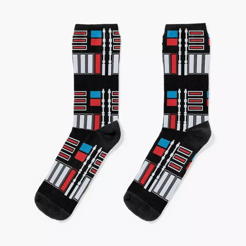 Темные мужские носки в стиле ретро, дизайнерские брендовые носки для мужчин и женщин