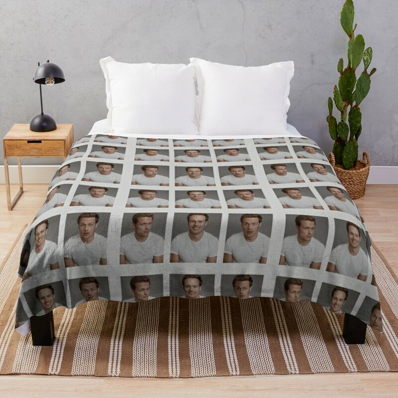 Одеяло Sam houghan, мягкое Клетчатое одеяло для дивана