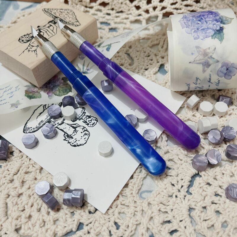 Creative Opvouwbare Pen Mes Voor Journal Notebook Leuke Papier Mes Tape Mes Rubber Stamp Cutter Planner Accessoires