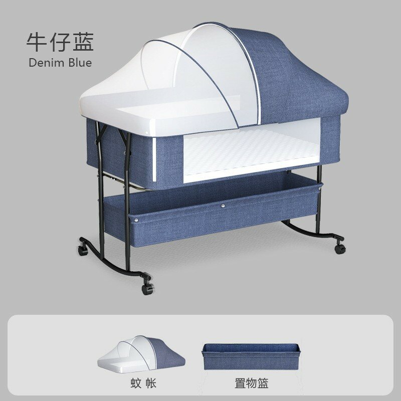 Многофункциональная Складная мобиль для детской кроватки и портативная кроватка для новорожденных комбинированная большая кровать