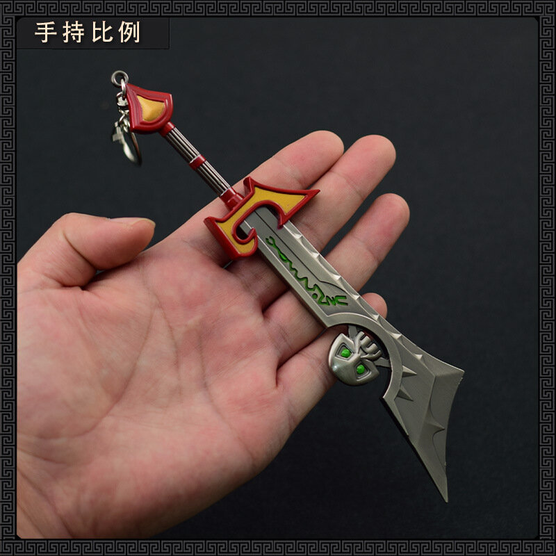 18CM Warcraft Game Periphery Ash's Bringer Weapon Model Letter Opener Sword Metal Sword Model Table Decoration