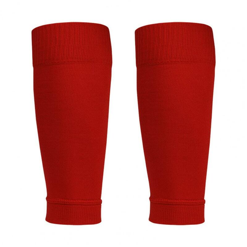 1 Pair Shin Guard Practical Quick Dry Leg Warmers Adult Kids Basketball Leg Brace Socks for Soccer