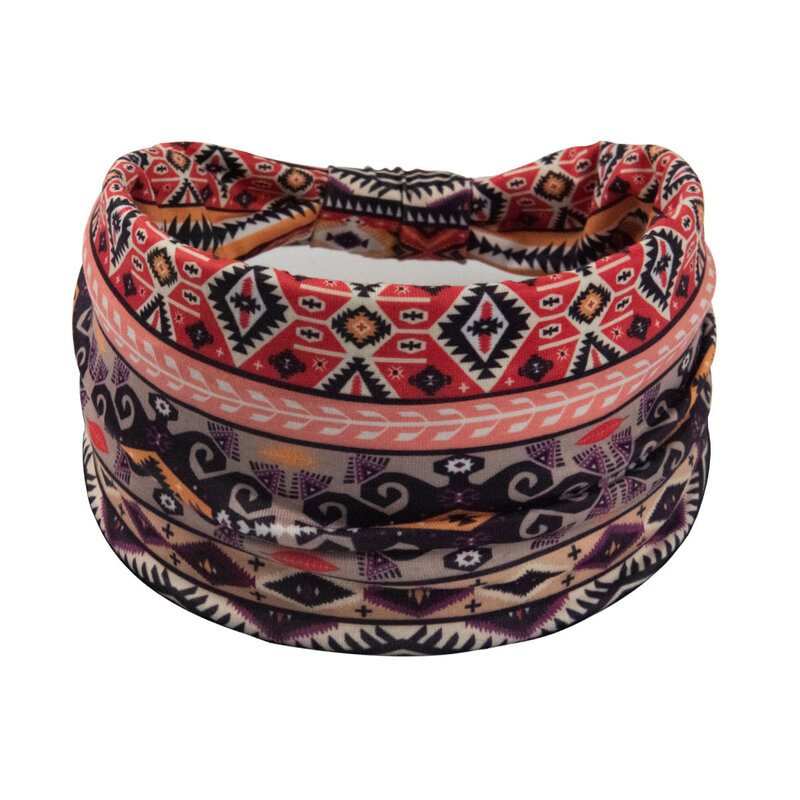 European and American headbands, African printed elastic headbands, wide edge headbands, sports yoga headbands