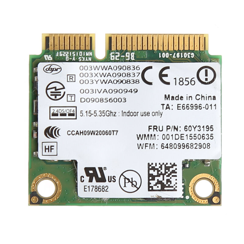 Двухдиапазонная 300M 2,4 + 5G беспроводная Wi-Fi PCI-E карта для Intel Advanced WiMAX 6250 для IBM for lenovo FRU 60Y3195 Прямая поставка