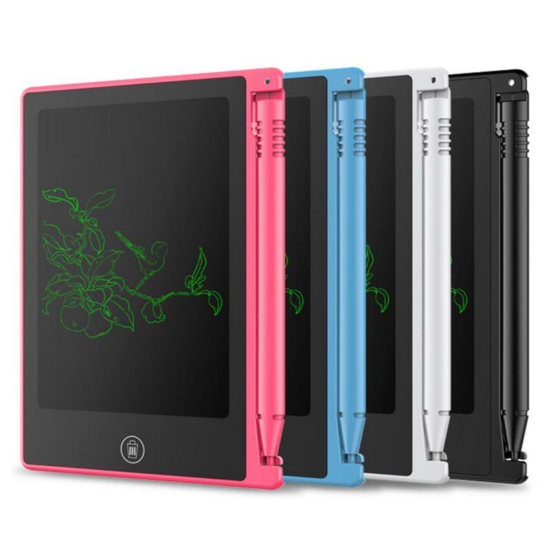 Portátil LCD Escrita Tablet com Caneta, 4,4 Polegadas, Desenho Digital, Graffiti