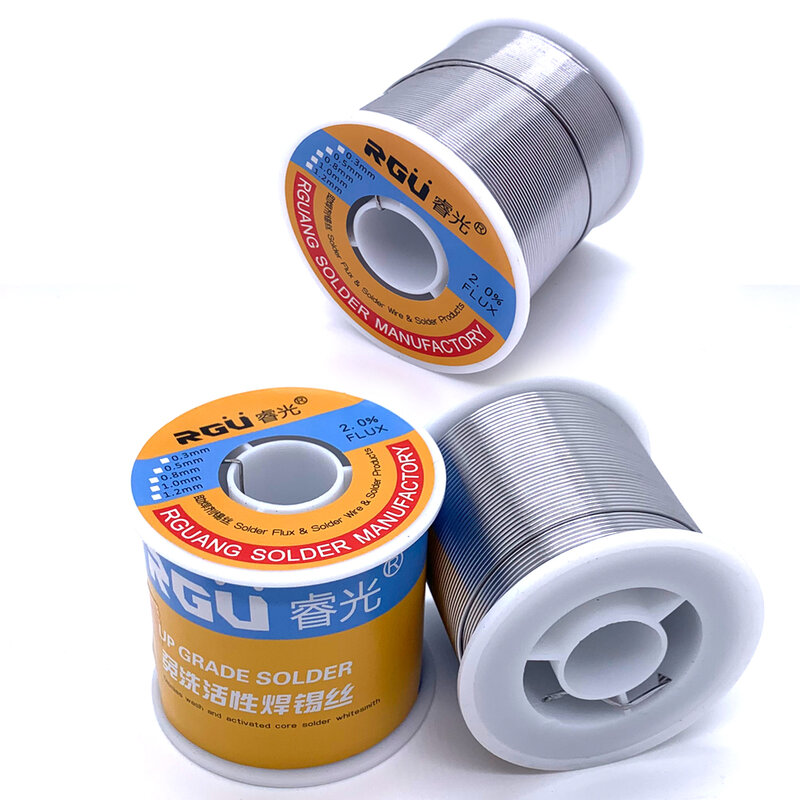 500g Solder Wire Tin Rosin Core BGA Welding Soldering Wire Reel No-clean Flux 2.0% 0.8/1.0/1.2mm for IC electrical repair