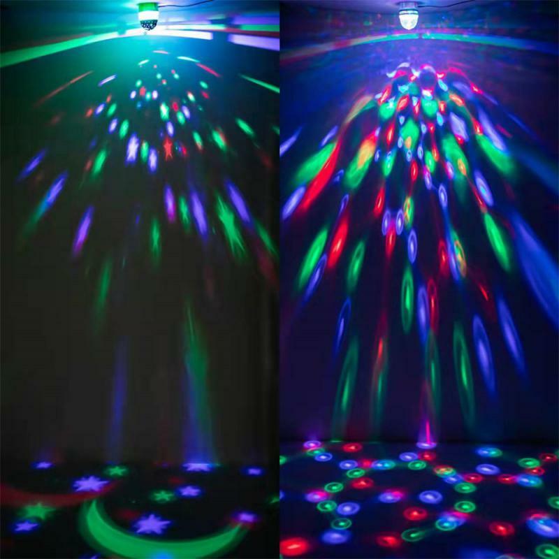 Rotating LED Star Night Light USB Disco DJ Stage Party Projector Starry Night Light Toys Kids Stars Sky Decoration Lighting