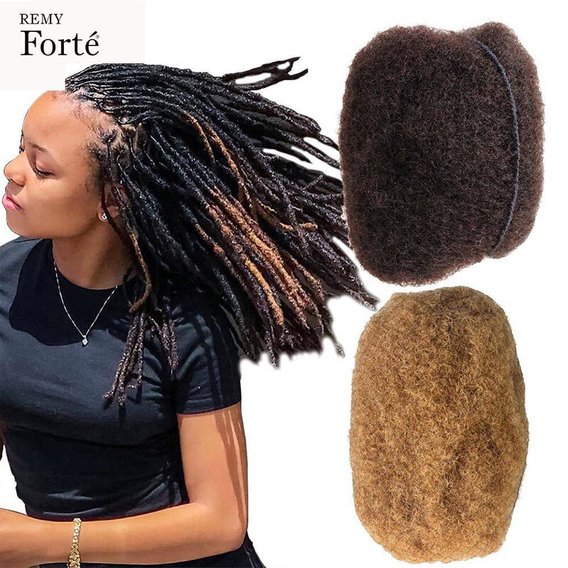 Mongolian Remy Cabelo Afro Kinky Curly Bulk Cabelo Humano Para Trançar Dreadlocks Extensões De Cabelo Crochet Braid cabelo 10-22 "Sem Trama