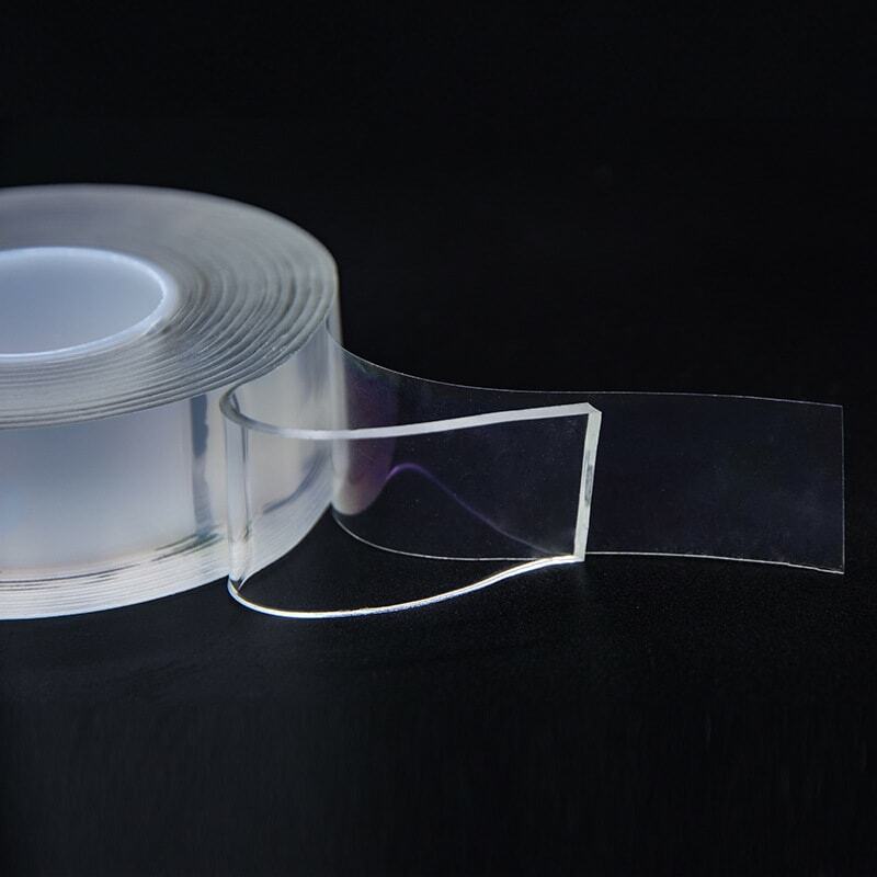 Ruban adhésif Double face Transparent, 5/10M, 1mm d'épaisseur, réutilisable, étanche, pour la cuisine et la salle de bain