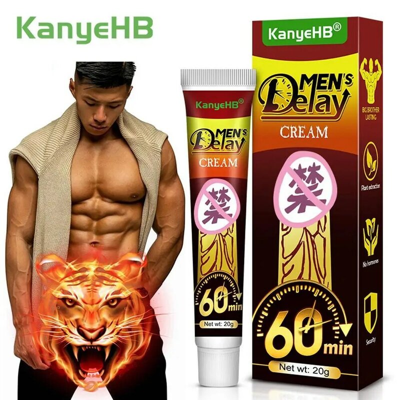 Male Sex Delay Cream Oil Prevent Premature Ejaculation Prolong 60 Minutes Erection Enhance Men Penis Enlargement Delay Products