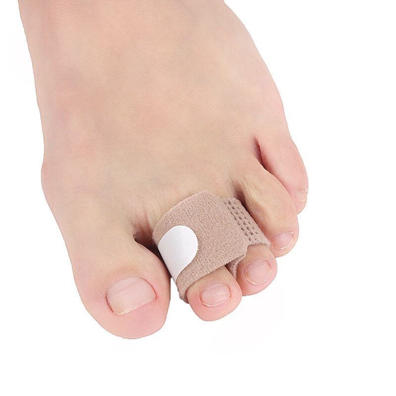 30 Pcs pelindung jari kaki rusak bantalan perban palu pemisah jari kaki belat pelurus jari untuk palu jari kaki bengkok