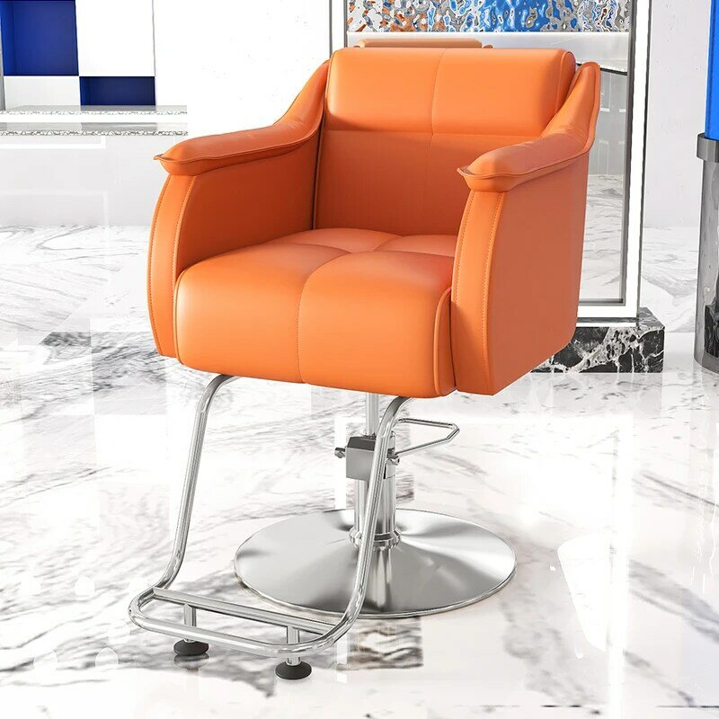 Estetyczny luksusowy krzesła fryzjerskie stylista Manicure stołek do makijażu krzesła fryzjerskie fryzjerskich Silla De Barberia