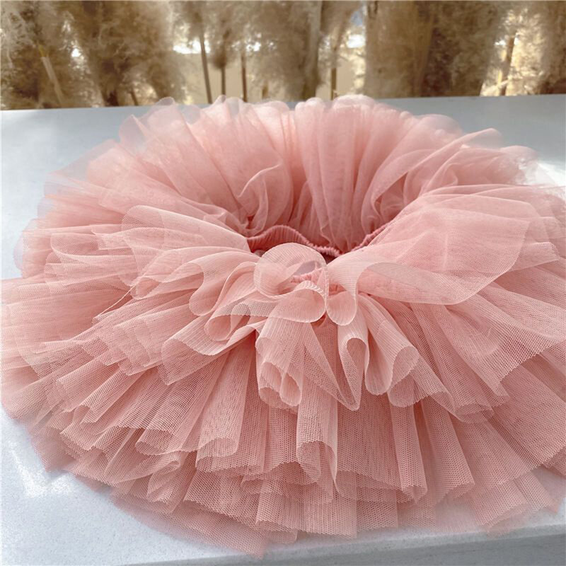 Xmas Little Girls Tutu gonne nero Fluffy Tulle Princess Ball Gown Pettiskirt Ballet Dance Kids Party/gonna di compleanno 1-8 anni