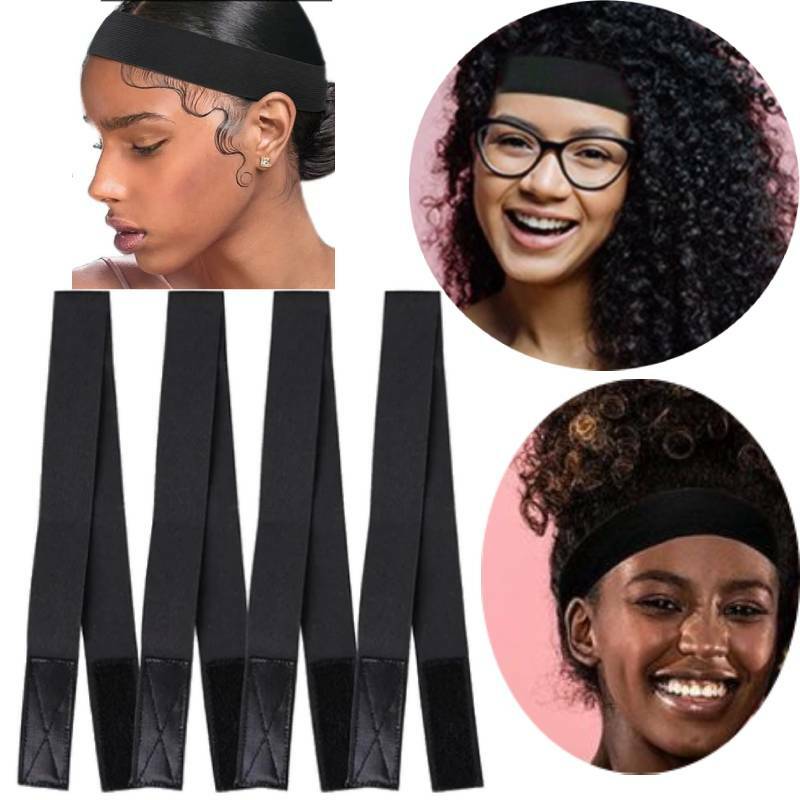 Wig Band Headband For Wig Adjustable Elastic Band Wig Melting Band For Lace Wig Edge Control Band Edge Melt Band Edge Banding