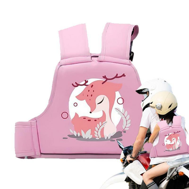 Imbracatura per moto per bambini Cartoon Kids imbracatura di sicurezza per moto imbracatura per moto per bambini regolabile universale per la sicurezza dei bambini