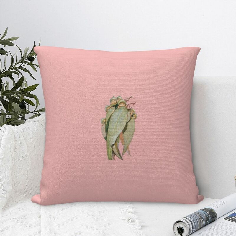 Snugglepot and Cuddlepie Illustration Throw Pillow Sofa Decorative Covers pillow cover christmas christmas supplies