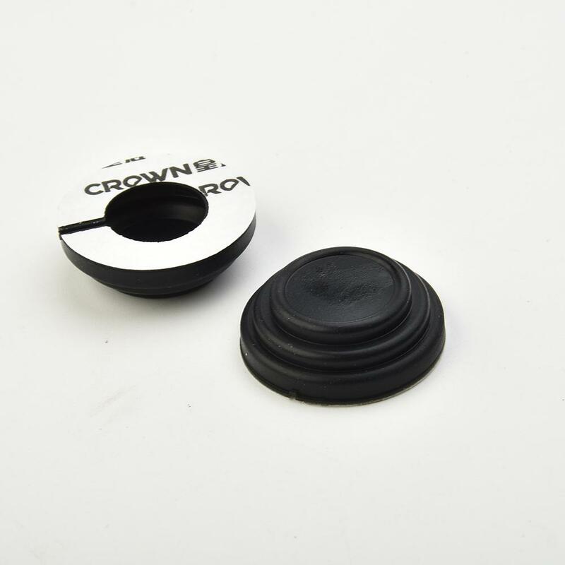 Joint Anti-Collision Noir de 2.8cm de Diamètre, Facile à Installer, Coussin d'Isolation Phonique